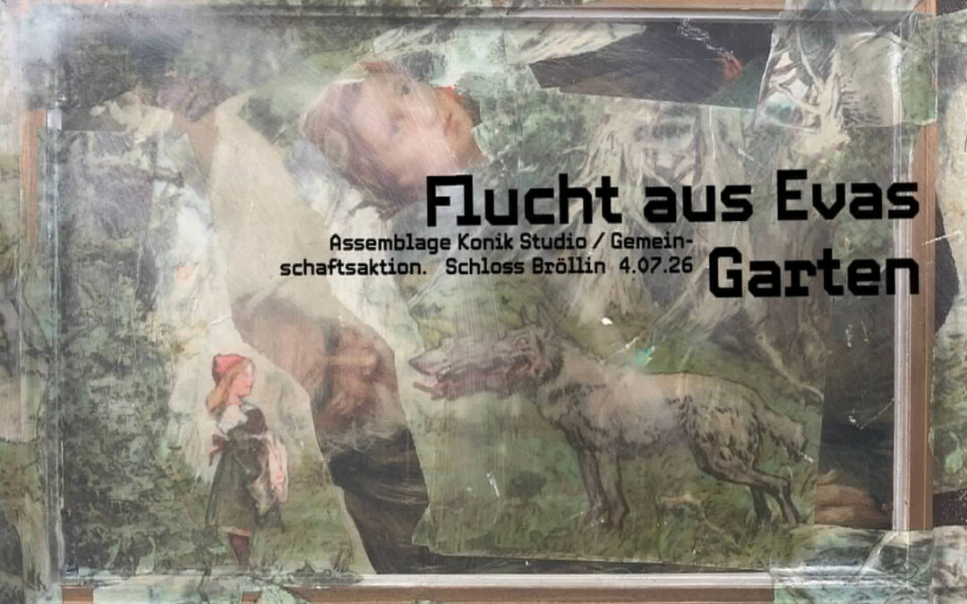 Kunstinstallation „Flucht aus Evas Garten“